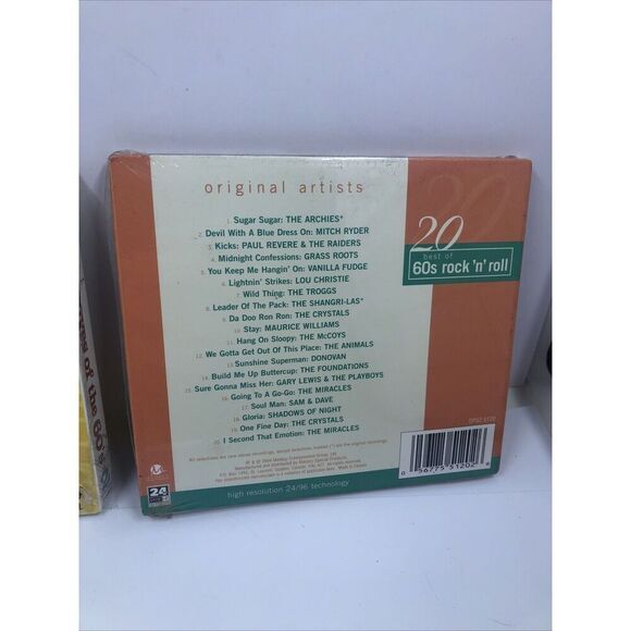 Number 1 Grooves of the 60S by Various Artists (CD, 2005) & 60s Rock’ N’ Roll - Picture 9 of 16